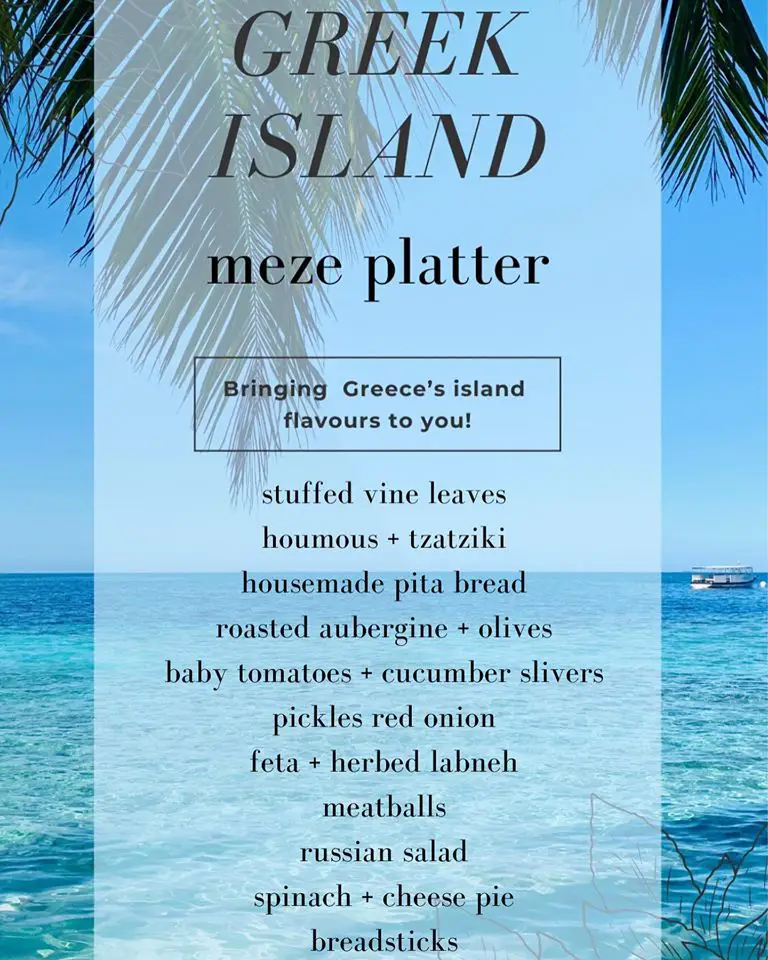 Greek Meze platter