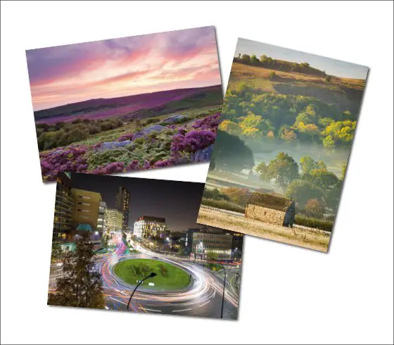 Landscape urban cards