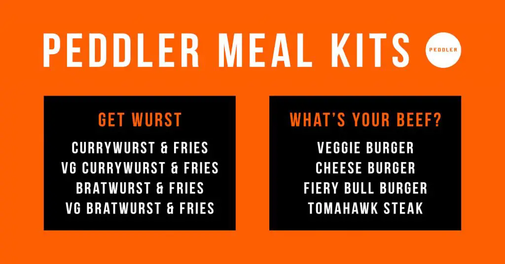 Peddler Meal Kits Weekend 1