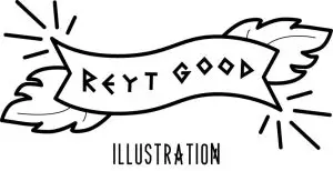 Reyt good scroll vector logo